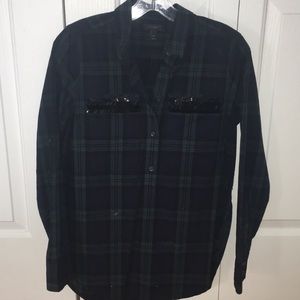 J. Crew Checkered Tunic